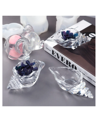 Deniz Kabuğu silikon kalıp - 68 gr -Kod:276B