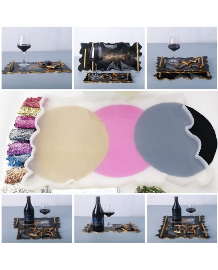 Reçine Epoksi Tepsi Seti - (750ml reçine) -203 Reçine Epoksi Tepsi Seti - (750ml reçine) -203