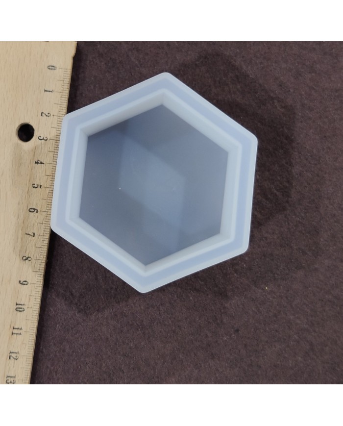 Altıgen Şekerlik Epoksi ve Beton Silikon Kalıbı - Kod:165