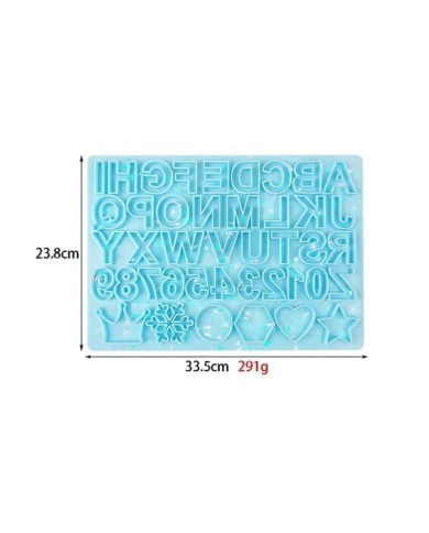 Silikon Hologramlı Harf Kalıbı - Hobi Silikon Kalıbı - Kod:458 Silikon Hologramlı Harf Kalıbı - Hobi Silikon Kalıbı - Kod:458