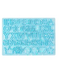 Silikon Hologramlı Harf Kalıbı - Hobi Silikon Kalıbı - Kod:458 Silikon Hologramlı Harf Kalıbı - Hobi Silikon Kalıbı - Kod:458