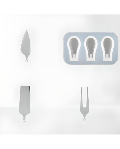 Peynir Bıçağı Silikon Seti - Hobi Silikon Kalıbı -Kod:457/Set:3