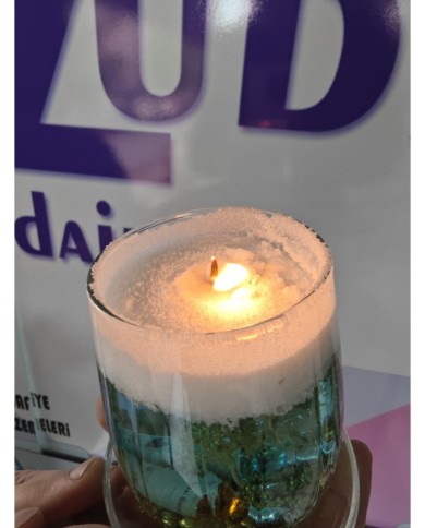 Organik İnci Tozu Mum -100gr Organik İnci Tozu Mum -100gr