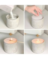 Organik İnci Tozu Mum -100gr Organik İnci Tozu Mum -100gr