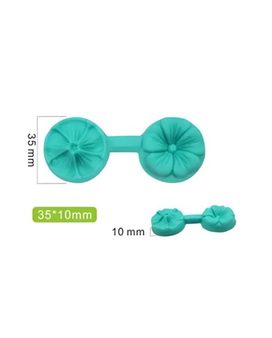 Polimer Kil Darmalama Kalıbı-Petunya Polimer Kil Darmalama Kalıbı-Petunya