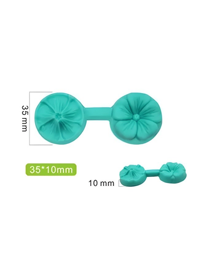 Polimer Kil Darmalama Kalıbı-Petunya Polimer Kil Darmalama Kalıbı-Petunya