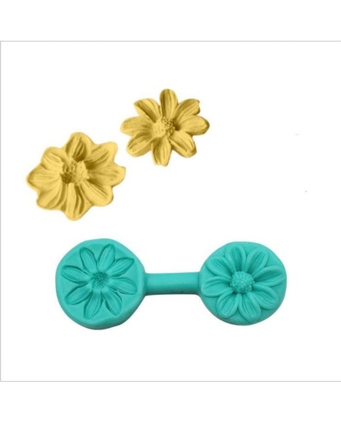 Polimer Kil Darmalama Kalıbı-Papatya Polimer Kil Darmalama Kalıbı-Papatya