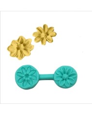 Polimer Kil Darmalama Kalıbı-Papatya Polimer Kil Darmalama Kalıbı-Papatya