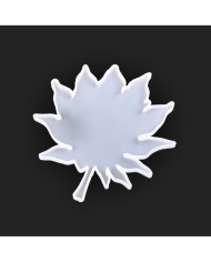 Yaprak Reçine Epoksi ve Beton Kalıbı - Bardak Altı -Kod:178