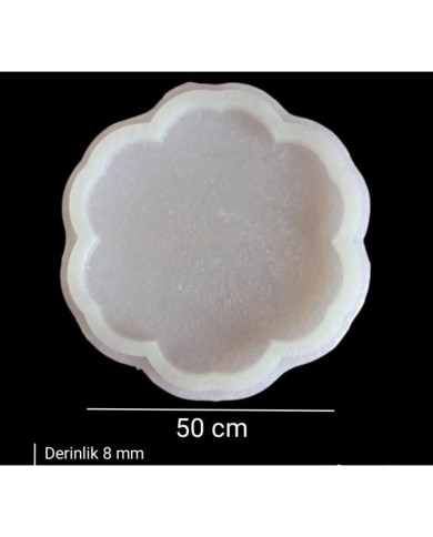 50cm - Çiçek Model Tepsi Kalıbı 50cm - Çiçek Model Tepsi Kalıbı