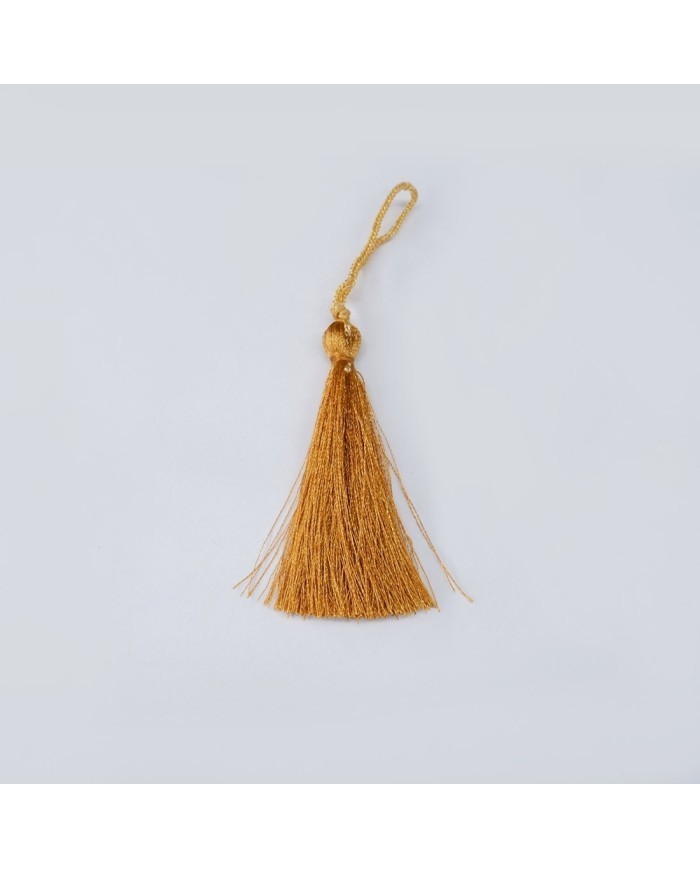 10 ADET - İPEK PÜSKÜL 7-8 CM - HARDAL