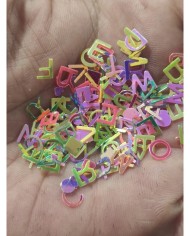 Glitter Harf Pul  Karışık Renk 5 gr