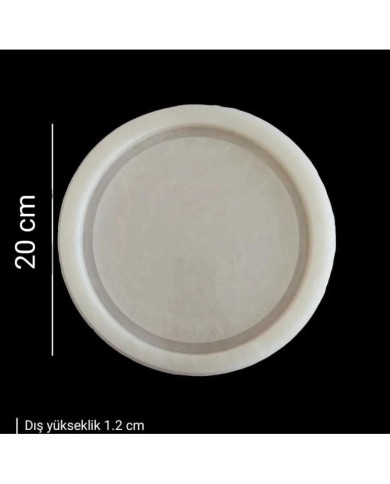 20 cm - Yuvarlak Tepsi Kalıbı
