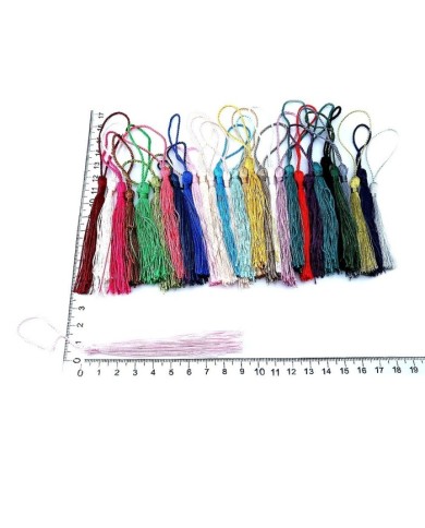 50 adet - İthal Püskül - 8 cm -Pembe