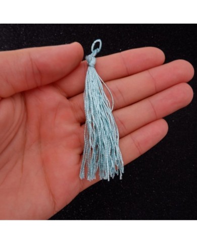 50 ADET - İTHAL PÜSKÜL - 8 CM - BEBE MAVİSİ