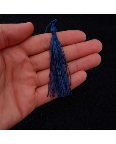 50 ADET - İTHAL PÜSKÜL - 8 CM - KOYU LACİVERT