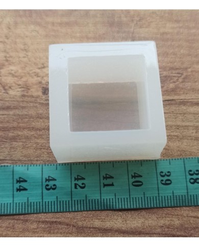 Küp Epoksi Reçine Kalıp 2.5x2.5 Derinlik 2 cm Kod 1338