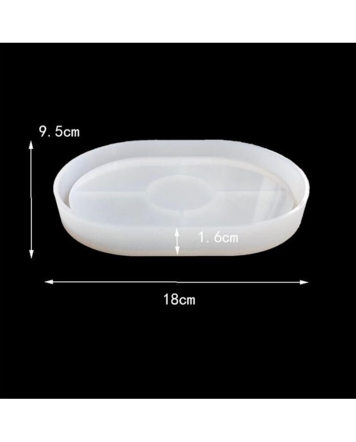 Orta Boy Terazzo Bardak Altı Reçine Epoksi ve Beton Kalıbı - Kod:115