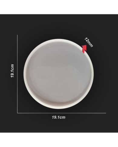 Yuvarlak Bardak Altı Reçine Epoksi Kalıp -Kod:181