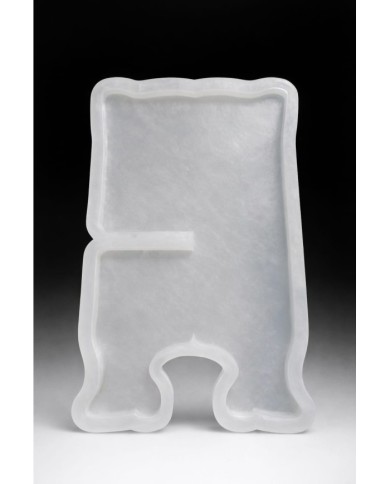 Rahle Düz Model Bir Adet Epoksi Reçine Silikon Kalıp -Kod:942