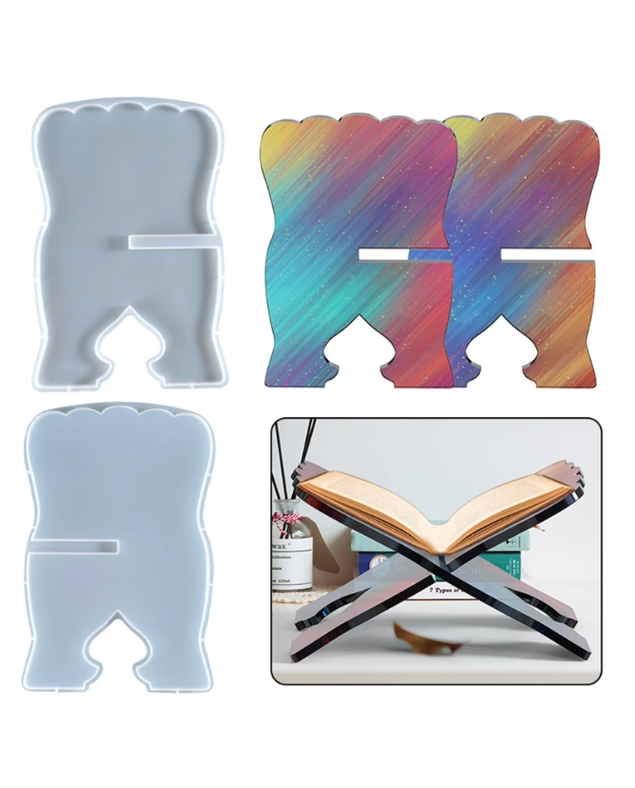 Rahle Düz Model Bir Adet Epoksi Reçine Silikon Kalıp -Kod:942