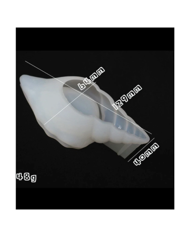 Deniz Kabuğu silikon kalıp - 68 gr -Kod:276B