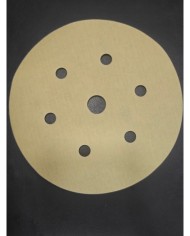 5 Adet - Karbosan ACR31/P400 - 7 Delikli - Sarı - Cırt Zımpara