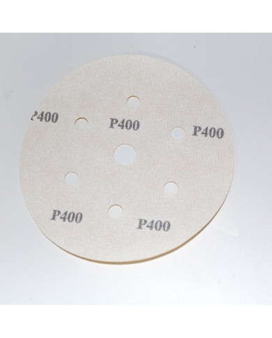 5 Adet - Karbosan ACR31/P400 - 7 Delikli - Sarı - Cırt Zımpara