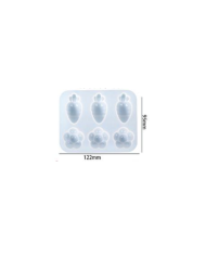 havuç desenli dekoratif silikon kalıp - 122x95 mm -Kod:386