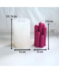 Dekoratif Bubble Mum Silikon Kalıbı - Kod: 1146B