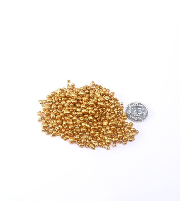 İnci Görünümlü Kaplama Taş - Gold - 25gr