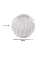 Yelpaze Desenli Epoksi Beton ve Mum Kalıbı - Kod: 1175B