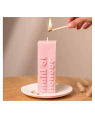 Home Yazılı Silikon Mum Kalıbı -105