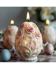 Roses & Blossoms Epoksi Mum ve Beton Kalıbı - Kod: 1203B Roses & Blossoms Epoksi Mum ve Beton Kalıbı - Kod: 1203B