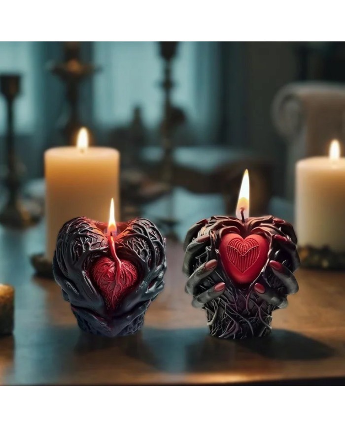 Aşkın Kalbi Epoksi Mum ve Beton Kalıbı - Kod: 1203B Aşkın Kalbi Epoksi Mum ve Beton Kalıbı - Kod: 1203B