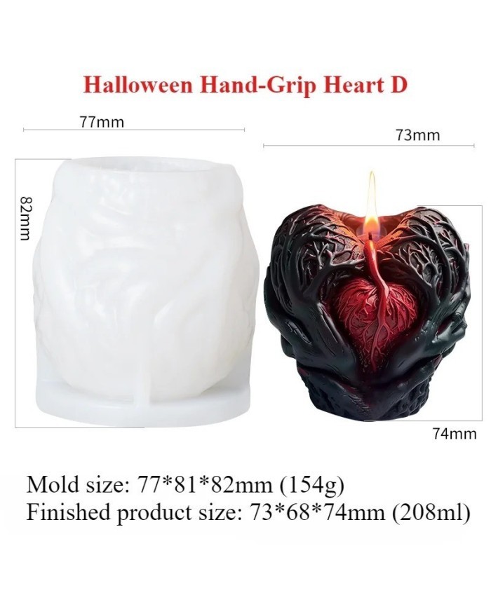 Aşkın Kalbi Epoksi Mum ve Beton Kalıbı - Kod: 1203B Aşkın Kalbi Epoksi Mum ve Beton Kalıbı - Kod: 1203B