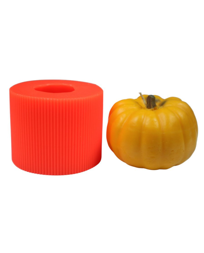 Kabak  Desenli  Büyük Silikon Mum Kalıbı M-114