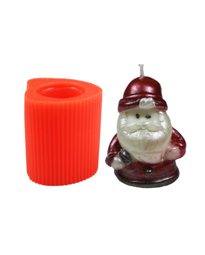 Mini Noel Baba Silikon Mum Kalıbı M-220