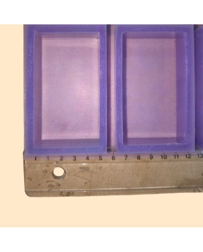 5 Adet Reçine Epoksi Sabun Mum Silikon Kalıp 8x4x2 cm