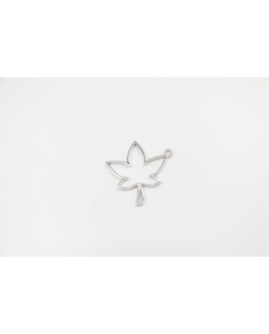 Pirinç Akçaağaç Yaprağı Kolye Ucu - Bijuteri Takı