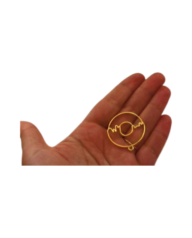 Pirinç Halka Kolye Ucu - Bijuteri Takı