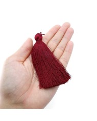 12cm İPEK Püskül - Bordo - 10 adet