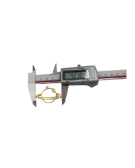 Pirinç Yıldızlı Satürn Kolye Ucu - Bijuteri Takı