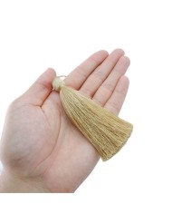 12CM İPEK PÜSKÜL - KOYU BEJ - 30 ADET