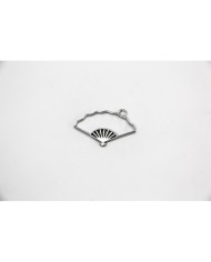 Pirinç Yelpaze Desenli Kolye Ucu - Bijuteri Takı