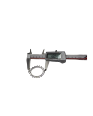 Pirinç Halka Ayna Desenli Kolye Ucu - Bijuteri Takı