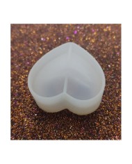 Kalp Reçine Epoksi ve Sabun Kalıbı - Küçük Boy -Kod:138