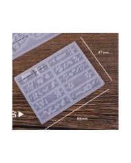 Reçine Epoksi Kolye - küpe - bileklik ucu - 921