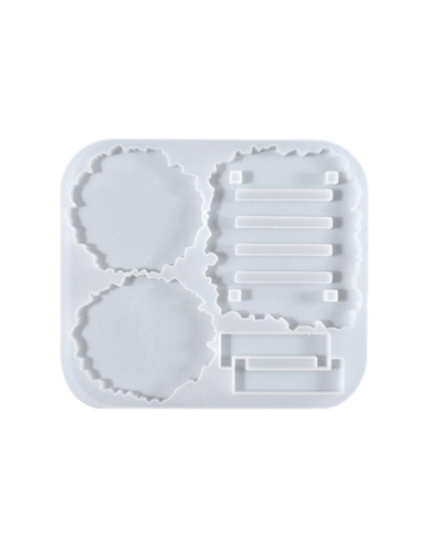 Tencere Tava Çaydanlık Altlığı Silikon Kalıp Epoksi Döküm Kalıbı -Kod:394