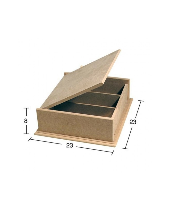 KU217 3 BÖLMELİ ÇAY KUTUSU KU217 3 BÖLMELİ ÇAY KUTUSU